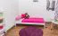 Children's Bed / Youth Bed Solid Pine Wood White Lacquered A9 | 90 x 200 cm | Includes Slatted Frame