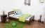 Children's bed / Youth bed A6, solid pine wood, nut finish, incl. slats - 90 x 200 cm 