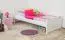 Kid/Youth bed pine solid wood white 82, incl. Slat Grate - 90 x 200 cm (W x L)