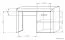 Desk Kundiawa 15, colour: Sonoma oak light / Sonoma oak dark - Measurements: 78 x 120 x 60 cm (H x W x D)