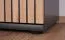 Ringerike 14 Shoe Cabinet with Seat Cushion, Color: Anthracite / Artisan Oak - Dimensions: 53 x 60 x 32 cm (H x W x D), with two compartments