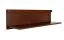 Suspended Rack "Postira" 19 | Walnut Finish | Partial Solid Wood | Modern Wall Shelf | 24 x 120 x 22 cm