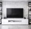 Silvado 2 TV Cabinet | High-Gloss White | 200 x 40 x 45 cm | Large tilting compartment with 2 compartments | Handle-free design | Sturdy & Durable | Fully painted