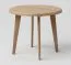 Coffee table solid Oak Natural Aurornis 78 (round) - Measurements: 60 x 60 x 50 cm (W x D x H)