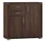 Chest of drawers Aitape 15, colour: dark Sonoma oak - Measurements: 92 x 90 x 40 cm (H x W x D)