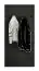 Coat rack Pandrup 06, Colour: Black - Measurements: 145 x 70 x 3 cm (H x W x D)