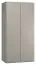 Hinged door cabinet / Wardrobe Bentos 13, Colour: Grey - measurements: 187 x 93 x 57 cm (H x W x D)