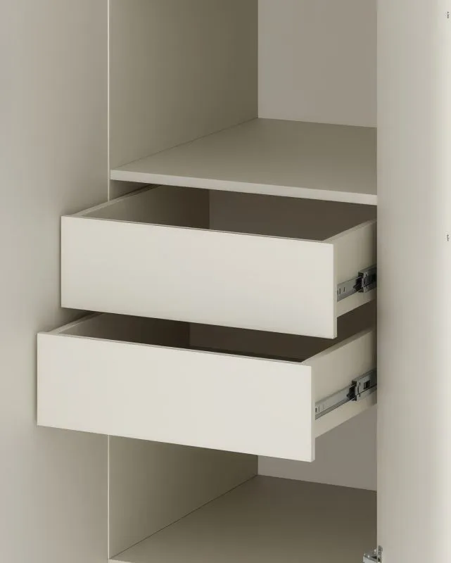 Drawers for closet Edegem 02 | 2 pieces | color: cashmere