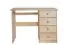Desk solid, natural pine wood Junco 191 - Dimensions 75 x 100 x 55 cm