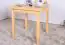 Dining Table Junco 233B, solid pine wood, clear finish - H75 x W75 x L75 cm