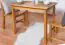 Table Solid pine wood Color: Alder Junco 227B (angular) - 100 x 60 cm (W x D)