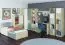 Children's room - Suspended rack / Wall shelf Greeley 18, Colour: Platinum Grey - Measurements: 30 x 30 x 20 cm (h x w x d)