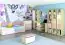Children's room - Suspended rack / Wall shelf Greeley 18, Colour: White - Measurements: 30 x 30 x 20 cm (h x w x d)