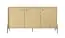 Light sideboard with three doors Allegma 03, color: Scandi oak - Dimensions: 81 x 157 x 39.5 cm (H x W x D)