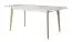 Dining table Maryhill 02, Colour: Oak Riviera / White - Measurements: 140 - 180 x 80 cm (L x W)