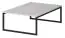 Coffee table Granollers 04, Colour: White Marble - Measurements: 90 x 60 x 30 cm (W x D x H)