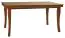 Extendable dining table Sentis 22, Colour: Dark Brown - 160 - 203 x 90 cm (W x D)
