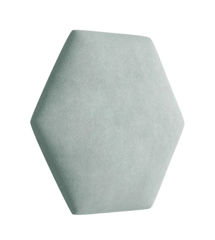 Set of 10 Upholstery Panels | Light Green Velour | 35 x 40.5 cm | Easy-Clean S.I.C. Technology