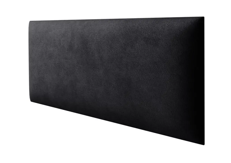Set of 10 Upholstery Panels | Black Velour Cover | 60 x 30 cm | Easy-Clean Liquid-Resistant Surface