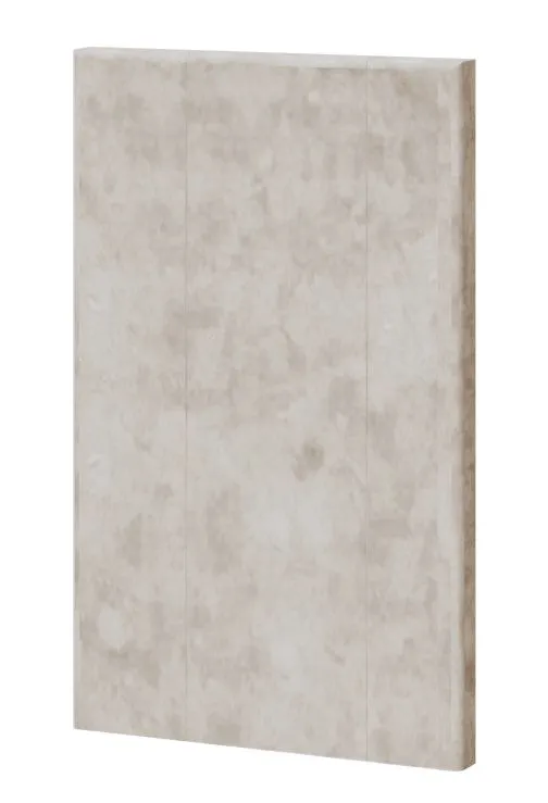 Wall Panel for Double Bed Right Side | Papauta Collection | Grey | 105 x 65 x 7 cm