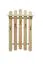 Garderobe solid, natural pine wood Junco 344 – Dimensions 125 x 60 x 33 cm