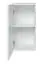 Simple wall cabinet Möllen 01, color: white - Dimensions: 60 x 30 x 25 cm (H x W x D), with two compartments