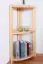 Low 86cm Corner Unit Junco 62, solid pine, clearly varnished - H86 x W40 x D30 cm