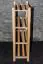 Shoe rack solid, natural beech wood Junco 223 - Dimensions 100 x 58 x 26 cm