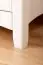 Desk solid pine wood solid white / brown Lagopus 40 - Measurements: 75 x 110 x 60 cm (H x W x D)