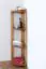 Shelf/corner shelf pine solid wood alder color Junco 61 - Dimensions: 125 x 40 x 30 cm (H x W x D)