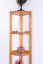 Shelf/corner shelf pine solid wood Alder color Junco 59 - Dimensions: 200 x 40 x 30 cm (H XB x D)