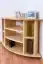 TV cabinet solid, natural pine wood Junco 208 - Dimensions 65 x 65 x 65 cm