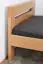 Kid / youth bed ' Easy Premium Line ® ' K6, 120 x 200 cm Beech solid wood natural