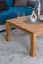Coffee table Wooden Nature 419 Solid Beech - 80 x 80 x 45 cm (W x D x H)