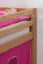 Children's bed High sleeper Jonas with slide solid, natural beech wood incl. slatted frame - 90 x 200 cm 