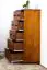 Chest of drawers solid pine wood, Oak colours rustic Junco 141 - Measurements: 123 x 60 x 42 cm (H x W x D)