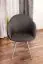 Chair Maridi 103, Colour: Black - Measurements: 88 x 61 x 56 cm (H x W x D)