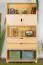 Tall 195cm Standard Bookcase Junco 46A, solid pine wood, clearly varnished - H195 x W100 x D42 cm