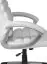 Ergonomic office chair Apolo 32, color: white / aluminum look, with integrated lumbar support