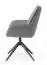 Swivel Chair Maridi 265, Colour: Grey - Measurements: 91 x 49 x 62 cm (H x W x D)