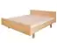 Single bed / Day bed solid, natural beech wood 116, including slatted frame - Measurements 140 x 200 cm