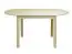 Dining Table Junco 232A, solid pine wood, clear finish - H75 x W75 x L140 cm