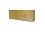 Wall cabinet solid, natural pine wood  024- Dimensions 50 x 120 x 60 cm (H x W x D)
