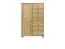 Wardrobe solid natural pine wood 015 - Dimensions 139 x 90 x 42 cm (H x B x T)