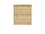 Shoe cabinet 005 solid, natural pine wood - Dimensions 80 x 72 x 29 cm (H x B x T)