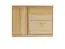 Shoe cabinet 013 solid pine wood natural - Measurements 80 x 90 x 29 cm (H x W x D)