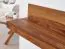 Wall shelf with natural grain made of sheesham solid wood, color: sheesham - Dimensions: 17 x 80 x 23 cm (H x W x D), handmade