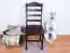 Chair Pine Solid Wood Walnut Junco 245 - Dimensions: 101 x 45 x 46 cm (H x W x D)