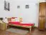 Youth bed Wooden Nature 03, solid oak wood, oiled, solid - 100 x 200 cm