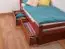 Children's bed / Youth bed "Easy Premium Line" K1/2n incl. 2 drawer and cover plates, solid beech wood, cherry-coloured - 90 x 200 cm